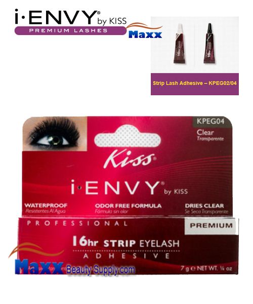 Kiss i Envy 16hr Strip Lash Adhesive Glue 0.7oz - KPEG04 - Clear